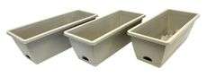 Lot of 3 - Vegetable Planting Pot - Plastic Flower Pot Balcony Planters (NEW)