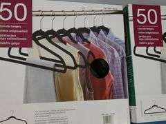 Two 50 Packs Non Slip Clothes Hangars
