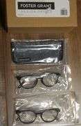 2 New Pairs Foster Grant Design Optics +1.5 Reading Glasses