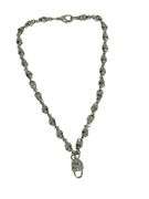 Men's "Biker" Styled Necklace & Pendant Set