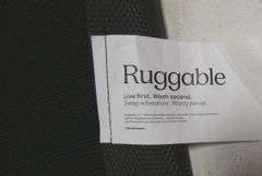 116" x 47 " Black Ruggable Runner Mat