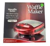 Continental Electric Metallic Series Brand Waffle Maker