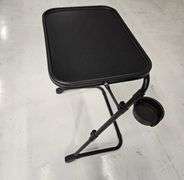 New Folding Adjustable Table with Cup Holder