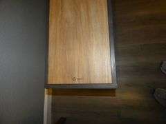 TRINITY Wood Top Metal Frame Table
