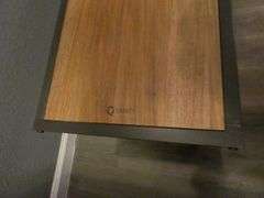 TRINITY Wood Top Metal Frame Table