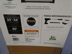 New Andersen 90003 BRONZE Luminaire Retractable Screen Door $228 Retail