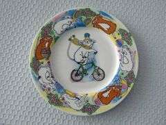 National Trust "Mice At Play" English Bone China Collectible 8" Plate