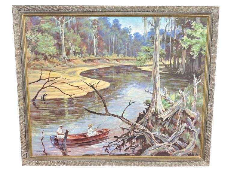Florida Landscape on Board by Bob Borton