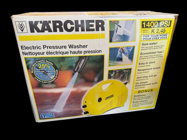 Kärcher Electric Pressure Washer, Model K 2.45, New Old Stock