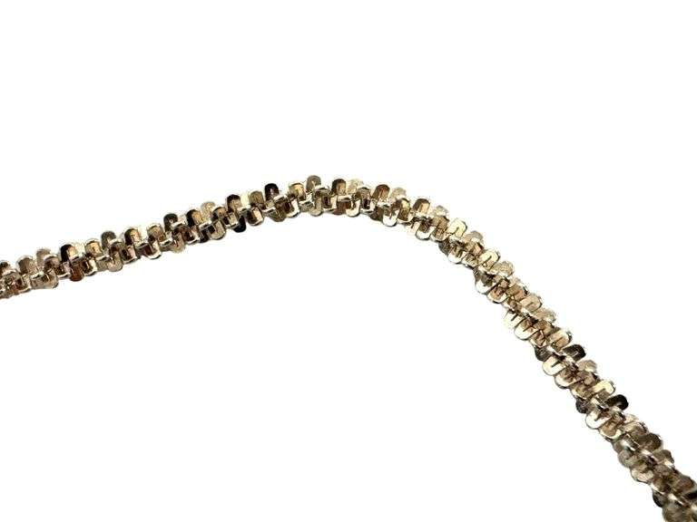21" Serpentine 925 Italy Necklace