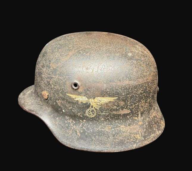 1940 German M40 Two Decal Luftwaffe Helmet
