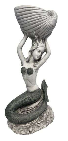 Large 23" Tall Mermaid Sculpture - NEW!