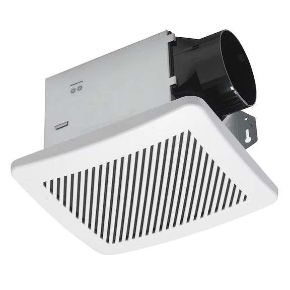 Utilitech 1.5 Sone 100-CFM White Bathroom Fan with Humidity Sensor