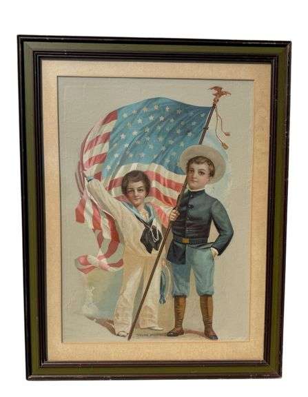 Rare J. Ottman Chromalithograph “Young America”