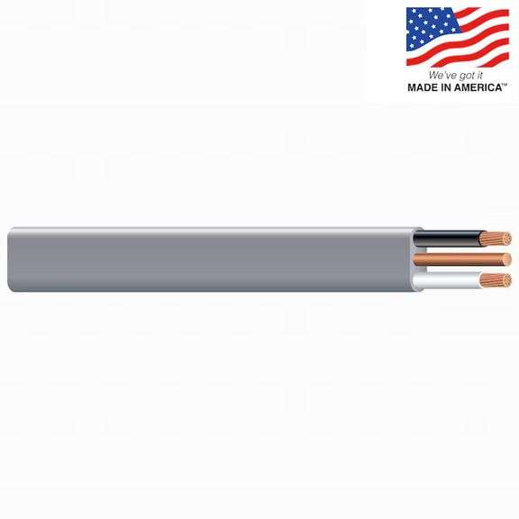 57 Feet Southwire 6 / 3 Stranded UF-B Wire W/G