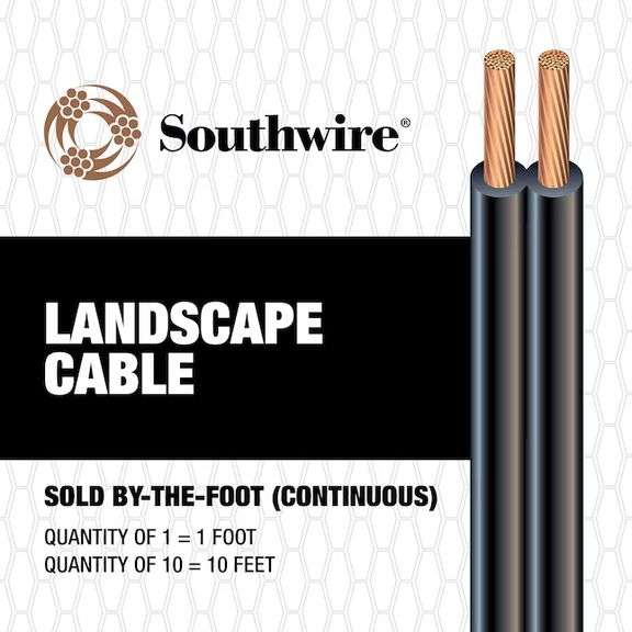 125 Feet Plus Southwire 1-ft 14 / 2 Stranded Landscape Lighting Cable