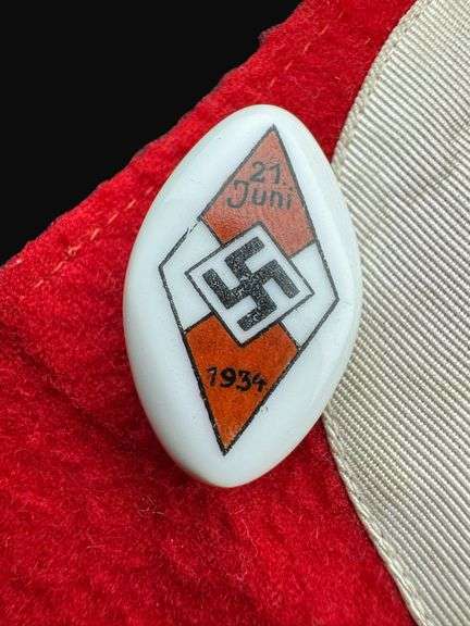 Hitler Youth Sports Arm Band and Pin