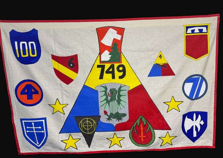1943-45 749th Bombardment Squadron Army Air Forces Banner