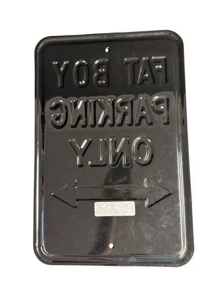 Harley-Davidson “Fat Boy Parking Only” Metal Sign