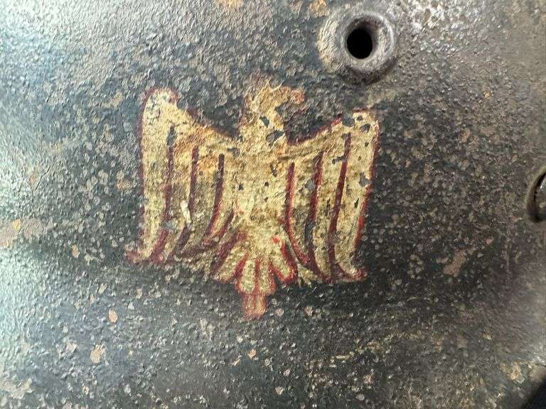 1940 German M40 Two Decal Luftwaffe Helmet