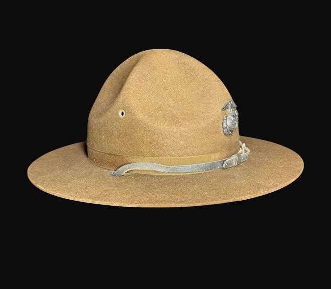 John B. Stetson USMC WW2 Era Campaign Hat