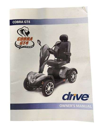 Drive Medical Cobra GT4 Heavy Duty Power Scooter