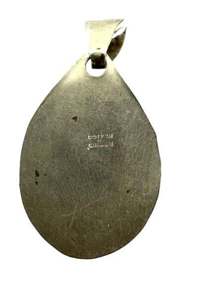 Vintage Made in Mexico Cabochon Pendant