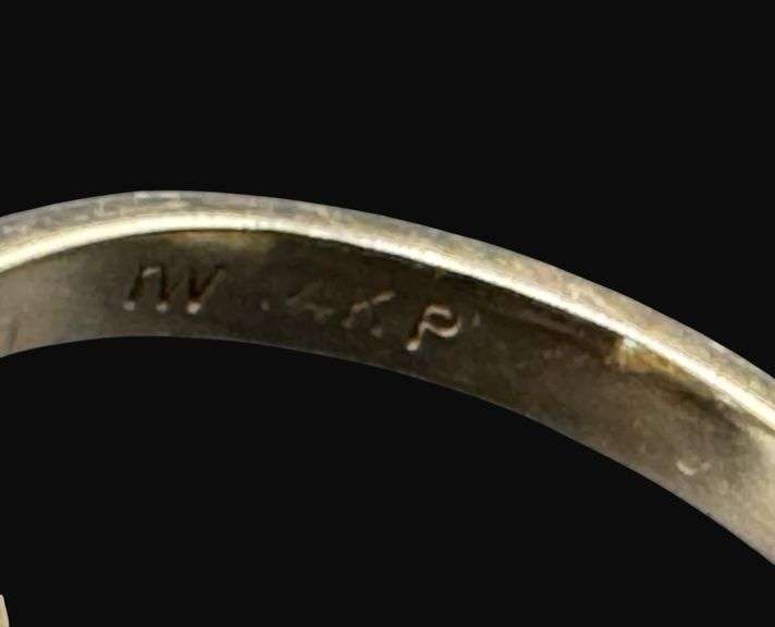 Stamped 14K Gold Diamond Ring [4.40g]