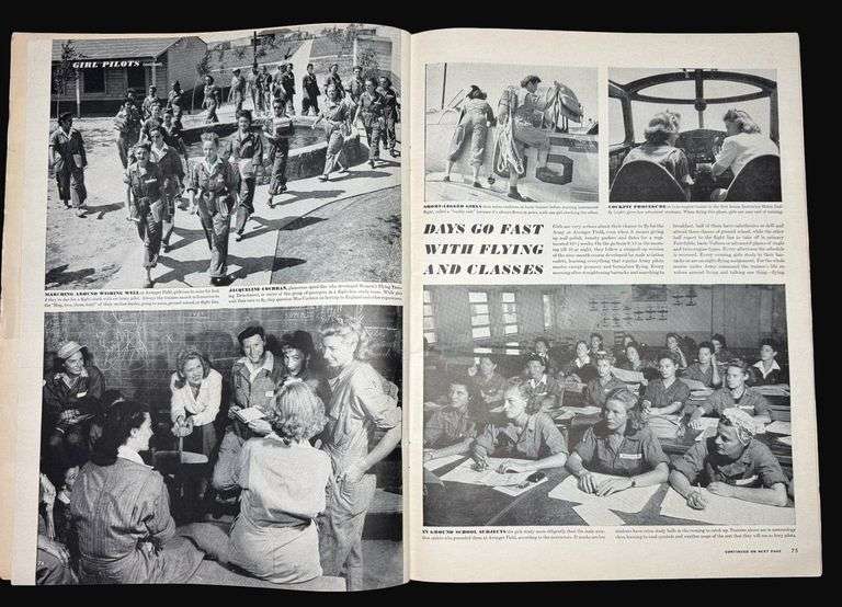 Life Magazine Dated July 19, 1943 Signed by WASP Pilots of WW2