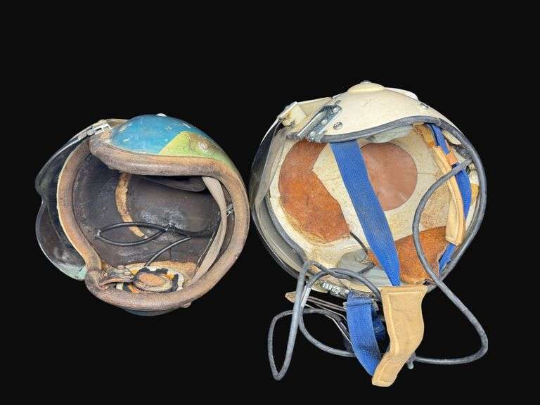 Pair of Vietnam Era Naval Pilot Helmets