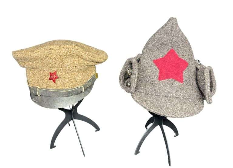 Pair of Russian Budenovkas