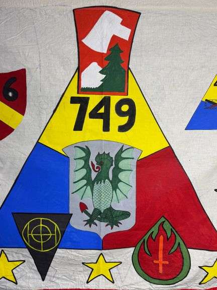 1943-45 749th Bombardment Squadron Army Air Forces Banner