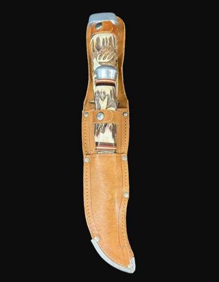 Vintage Solingen Double Hunting Knife Set