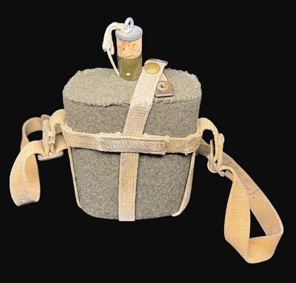 Original British WW2 Canteen with Carrier