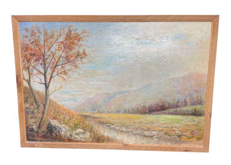 Robert Fulton Ludlow Landscape on Canvas (1911)