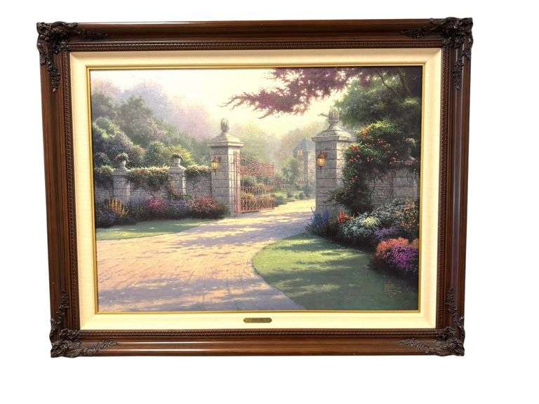 Thomas Kinkade | "Summer Gate" Signed & Numbered 732/5950 w/ COA