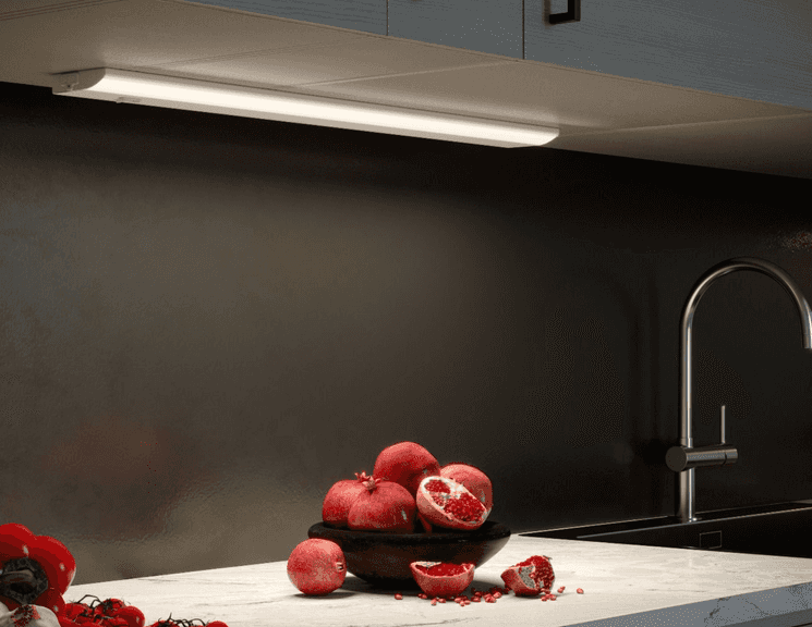 Good Earth Slim Series 30-in Selectable White Color Direct Wire Under Cabinet Light AC - Gloss White
