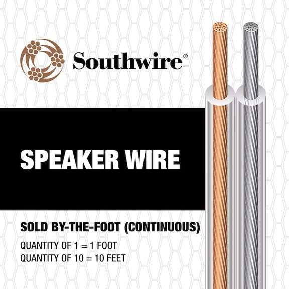100 feet Southwire 14 / 2 Stranded Standard Speaker Wire