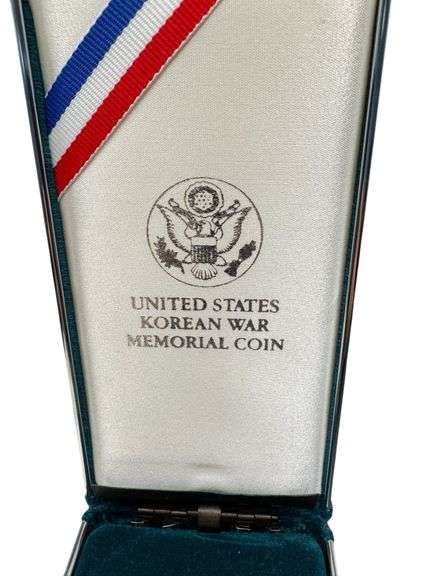1991 U.S. Korean War Memorial Proof Silver Dollar