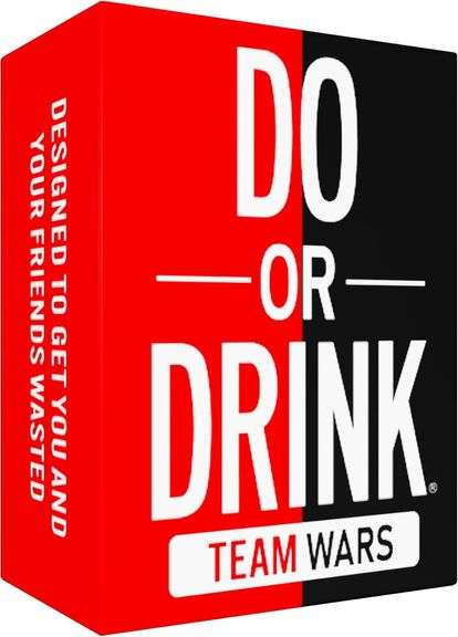 Do Or Drink Team Wars Drinking Game - NEW!