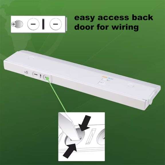 Two - Good Earth Lighting PRO SERIES 24-in Hardwired LED Under Cabinet Light Bar