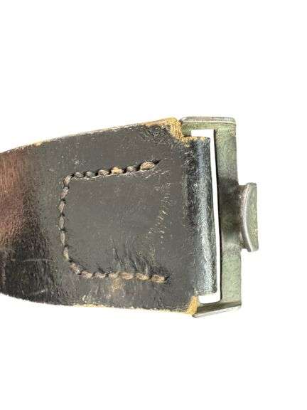 German WW2 Heer Steel Belt Buckle and Combat Belt