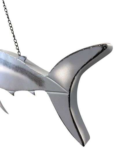 Large 34" Metal Art Shark Wall Decor - NEW!