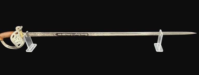 WW1 Bavarian Model 1889 Officer’s Royal Lion Head Sword