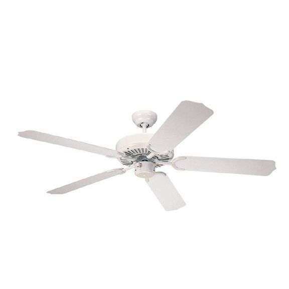 Monte Carlo Fan Company 52" Weatherford White Outdoor Ceiling Fan, Model #5WF52WH, New Old Stock