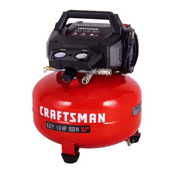 Craftsman 6 Gallon Air Compressor - READ DESCRIPTION