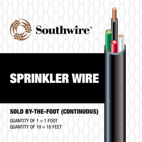 34 Feet Southwire 18 / 4 Solid Sprinkler Wire