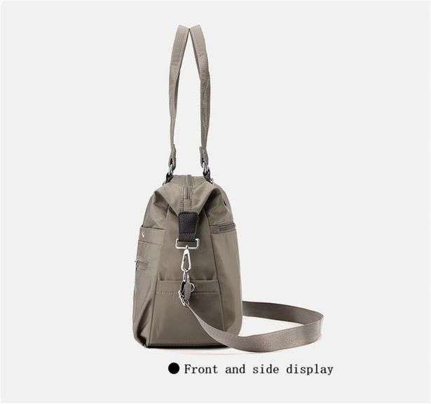 Nylon Tote Bag for Women Shoulder Tote Bag with Zipper casual Waterproof Purse and Handbags Lightwei