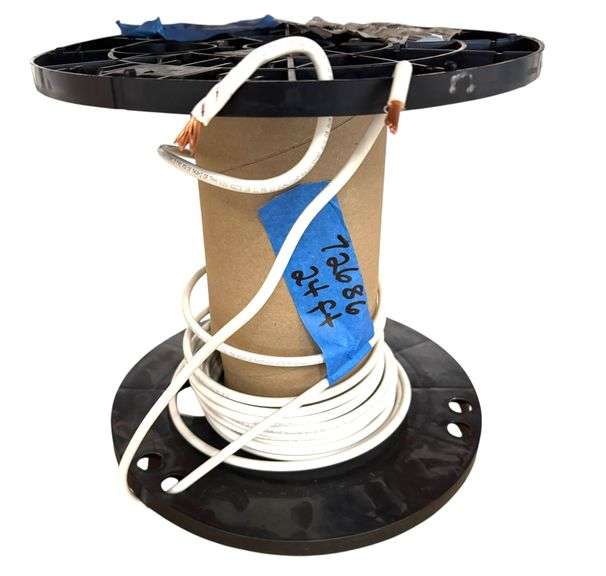 24 Feet Southwire SIMpull 1-ft 6 -AWG White Stranded Copper THHN wire