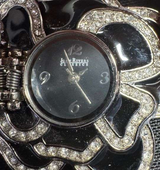 Joan Rivers Classics Flip Top Watch